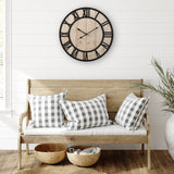 La Crosse Clock 404-3450A 19.7-Inch Harper Wood Quartz Analog Wall Clock La Crosse Technology