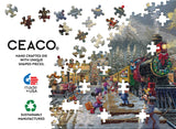 Ceaco - Thomas Kinkade - Disney - Holiday - Candy Cane Express - 1000 Piece Jigsaw Puzzle Ceaco