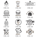 Custom Branding Iron for Food, Leather, and Wood - Personalised Burger Bun Stamp by Ashley0921 Ashley0921-custom personalized stamps-