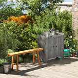 RUBAPOSM Handmade Solid Wood Noodle Bench 45 in Long Farmhouse Bench for End of Bed Entryway Slim Shoe Storage Stool Entry Stool Hallway Dining Farmhouse or Living Room RUBAPOSM