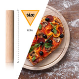 Small Wooden Rolling Pin, Dumpling Dough Roller Wooden Mini Rolling Pins Kitchen Utensil Tool for Fondant, Pasta, Bread, Pastry, Cookies, Pizza, Pie, Cylinder Style, 6.3 Inch (3 Pieces) Patelai