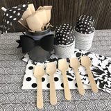 Bulk Mini Wooden Spoons -Eco Friendly Disposable Biodegradable - 3.75 Inches - 300 Pack Outside the Box Papers Brand Outside the Box Papers