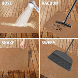 SUNNOW 2 Pack Coir Front Door Mat Outdoor Indoor Entrance, Personalized Blank Doormat Entry Rug with Non Slip Backing for High Traffic Areas, Suitable for DIY Gift, 17"x 30" SUNNOW