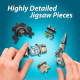 Wrebbit3D Harry Potter Hogwarts Clock Tower 3D Puzzle for Teens and Adults | 420 Real Jigsaw Puzzle Pieces | Not Just an Ordinary Model Kit for Adults for Harry Potter Fans Wrebbit