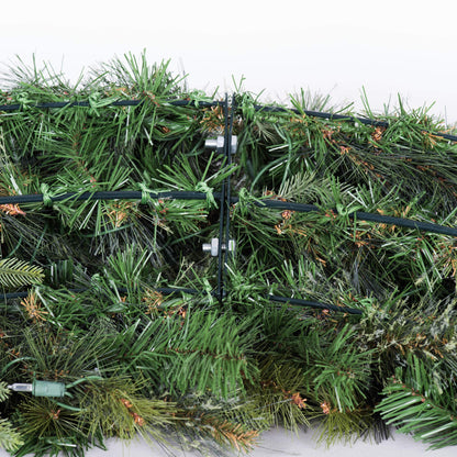 Vickerman 60" Cashmere Pine Artificial Christmas Wreath - 400 LED Italian Lights - Hand Wrapped to Minimize The Appearance of Wire - Wreath for Front Door Wreath for Mantle