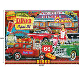 RoseArt - Kodak Premium - 50's Diner - 1000 Piece Jigsaw Puzzle for Adults RoseArt