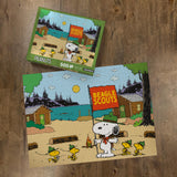 AQUARIUS Snoopy Camp Beagle Scouts 500pc Puzzle (500 Piece Jigsaw Puzzle) - Glare Free - Precision Fit - Officially Licensed Peanuts Merchandise & Collectibles - 14x19 Inches AQUARIUS