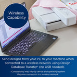 Brother Innov-ís NQ3550W Sewing and Embroidery Machine with Wireless Capability, White Brother