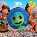 Disney / Pixar Luca My First Puzzle Book - Jigsaw Puzzles for kids, 10-page board book, 5 puzzles to enjoy Phidal