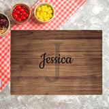 Glass Cutting Board for Countertop, Wooden Effect Cutting Board, Shatter Resistant, Dishwasher Safe, Custom and Decorative Kitchen Essential for Fardes