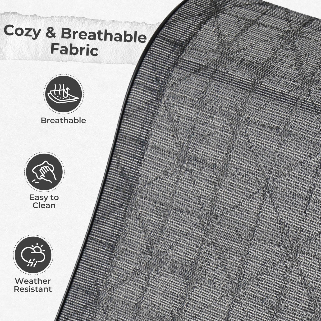 Grand patio 10-Piece Patio Dining Set for 8, Outdoor Dining Set with Swiviel Patio Chairs & 1 Rectangular Woodgrain Dining Table with Umbrella Hole, Black & Grey Plaid Grand patio