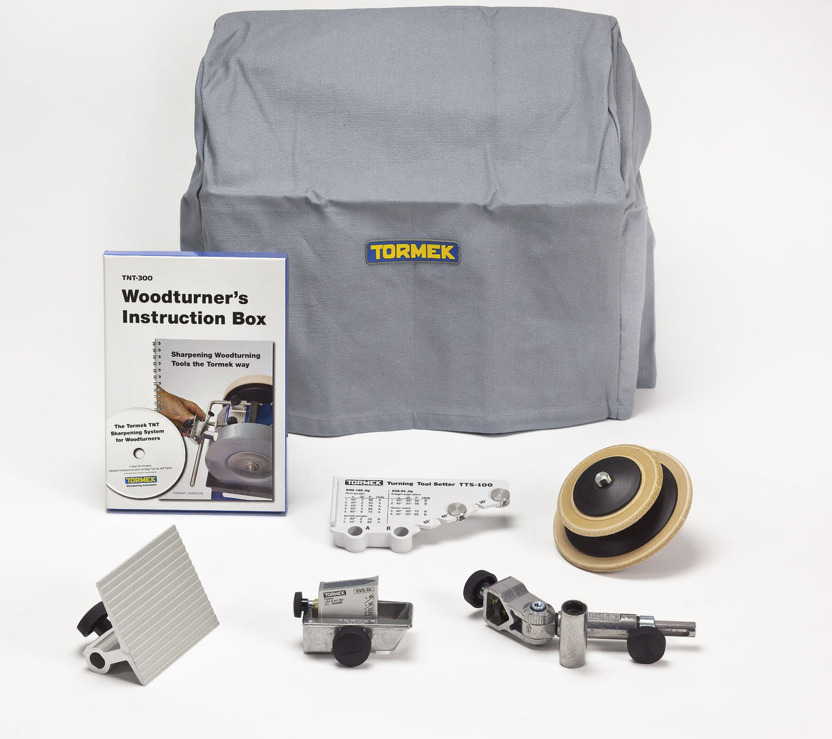 Woodturning Tool Sharpening Kit Tormek TNT-708. A Complete Turning Tool Sharpener Kit for Tormek Water Cooled Sharpening Systems. Tormek