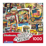 RoseArt - Smithsonian Vintage - E.T. Paul Sheet Music - 1000 Piece Jigsaw Puzzle for Adults - Challenging Family Fun! RoseArt