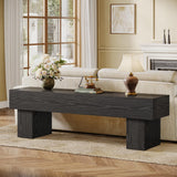 Tribesigns 63" TV Stand, Farmhouse Entertainment Center, Low TV Console Table for Living Room, Long Media Console Television Stands for 55/60/65/70 Inch TV Tribesigns