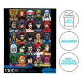 AQUARIUS DC Comics Puzzle Cast Faces (1000 Piece Jigsaw Puzzle) - Officially Licensed DC Comics Merchandise & Collectibles - Glare Free - Precision Fit - 20 x 28 Inches AQUARIUS