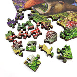 Wooden Jigsaw Puzzlе for Adults - Uniquely Shaped Pieces - Made in The USA by FoxSmartBox - 240 Pieces - Majestic Harvest FoxSmartBox