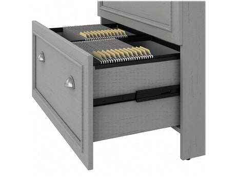 Bush Furniture BSH24468203 Somerset 2-Drawer Lateral File Cabinet, Letter/Legal, Cape Cod Gray, 30-Inch Bush Business Furniture