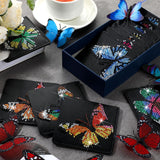Ireer 12 Pcs Diamond Painting Corner Bookmark Kits 5D DIY Page Book Marks Diamond Art Crafts Bookmarks for Adults Women Graduation Birthday Supplies(Butterfly) Ireer