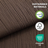 EONIX Triple Motor Lay Flat Zero Gravity Power Recliner Chair with Heat and Massage, Independent Adjustable Backrest Footrest Headrest, 400lbs Heavy Duty Medium Size, Stylish Chenille, Dark Brown EONIX