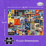 Re-marks Space Collage Puzzle, 1,000-Piece Jigsaw Puzzle for All Ages Re-Marks