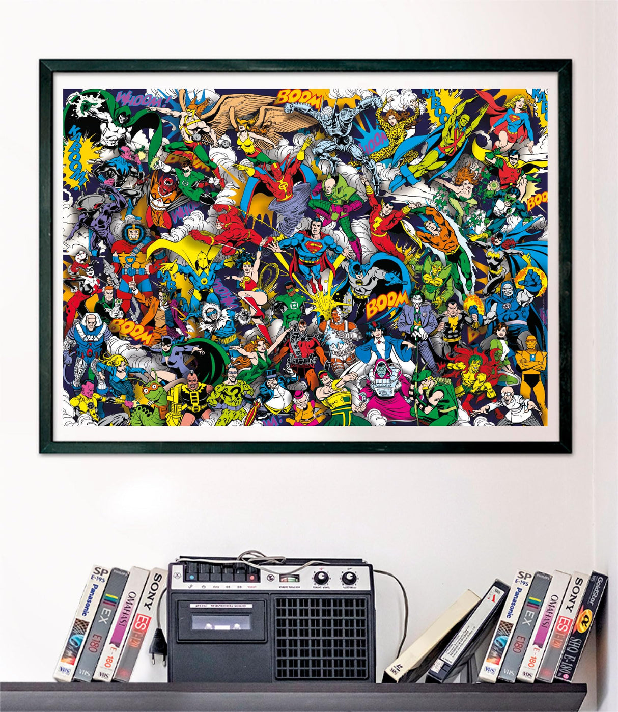 Clementoni - Impossible Puzzle - DC Comics Justice League - 1000 Pieces - Difficult Puzzle for Adults with Superheroes, Made in Italy, 39863 Clementoni