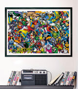 Clementoni - Impossible Puzzle - DC Comics Justice League - 1000 Pieces - Difficult Puzzle for Adults with Superheroes, Made in Italy, 39863 Clementoni