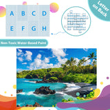 500 Piece Puzzles for Adults, Beach Jigsaw Puzzles 500 Pieces, Seaside Puzzles 500 Pieces for Adults, Ocean Jigsaw Puzzles, Funny Challenging Puzzles, Great Gift for Family Friends, 21 x 15 in Jeacirio
