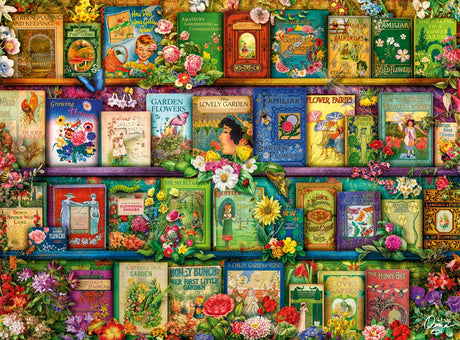 Buffalo Games - Aimee Stewart - Vintage Summer Books - 1000 Piece Jigsaw Puzzle for Adults -Challenging Puzzle Perfect for Game Nights - Finished Size is 26.75 x 19.75 Buffalo Games