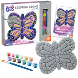 MindWare Paint Your Own Stepping Stone Butterfly, Rock Painting Kit, Stepping Stones Crafts for Kids Ages 8 & up MindWare