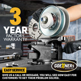 Bench Vise 6", Vice for Workbench with Heavy Duty Forged Steel Construction, Built-in Pipe Jaw and Swivel Base, Table Vise for Woodworking, Home Workshop Use and DIY Job Gioventù