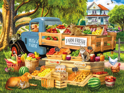 Ceaco - Land of The Free - Farm Fresh - 500 Piece Jigsaw Puzzle