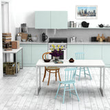 SHW Home Office 55-Inch Computer Desk, 24" Deep, White SHW