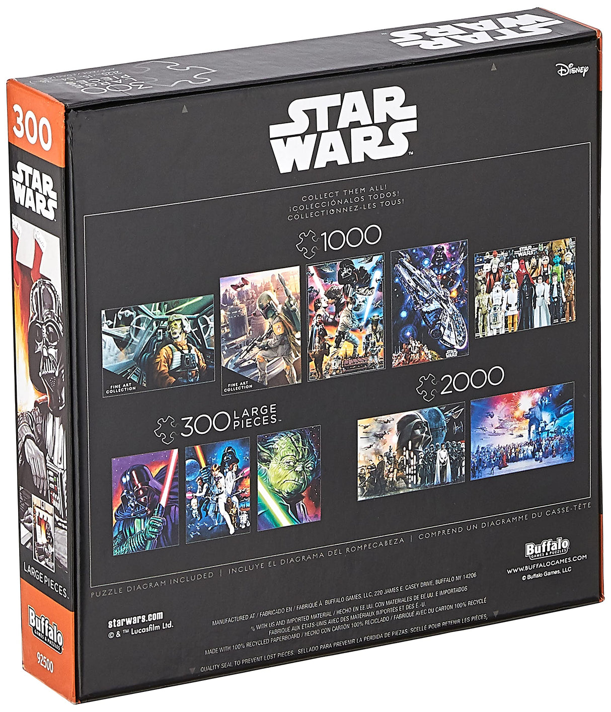Buffalo Games Star Wars - A Very Vader Christmas - 300 Large Piece Jigsaw Puzzle Multi, 21.25"L X 15"W Buffalo Games