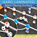 SereneLife 48in Competition Sized Foosball Table, Soccer for Home, Arcade Game Room, w/ 2 Balls, 2 Cup Holders 2x4ft for Man Cave or Basement - Standing or Tabletop SereneLife