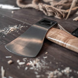 The Ace of Spades (3rd Generation): World Axe Throwing League Premium Competition Throwing Axe with Throwing Hatchet Nylon Sheath and Hickory Wooden Handle (Patented Design) WATL