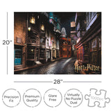 AQUARIUS Harry Potter Puzzle Diagon Alley (1000 Piece Jigsaw Puzzle) - Officially Licensed Harry Potter Merchandise & Collectibles - Glare Free - Precision Fit - 20x28in AQUARIUS