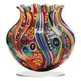 JJFox DIY Tabletop Diamond Art Painting Kit，Special Shaped Rhinestone Desk Placement Ornament，Home Stand Up Gem Painting Craft Kit，Gift,Double Sided. (Vase-1) JJFox