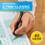 Paper Mate Mechanical Pencils 0.7mm Write Bros. Classic Number 2 Pencil Set Office Supplies Classroom Supplies Sketching Pencils Drafting Great for Standardized Testing 24 Count Paper Mate