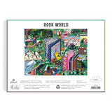 Galison Book World – 1000 Piece Puzzle Fun and Challenging Activity with Bright and Bold Artwork of Literary Characters and Books for Adults and Families Galison