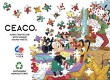 Ceaco - Disney Holiday - Together Time - Mickey & Friends Holiday - 400 Piece Jigsaw Puzzle Ceaco