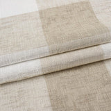 DriftAway Buffalo Plaid Check Curtains Woven Plaid Pattern Lined Blackout Thermal Insulated Window Curtain Grommet 2 Layers 2 Panels 52 Inch by 63 Inch Taupe DriftAway