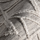 nuLOOM 5x8 Ansley Moroccan Tassel Area Rug, Light Grey, High-Low Textured Bohemian Design, Plush High Pile, Stain Resistant, For Bedroom, Living Room, Hallway, Entryway nuLOOM