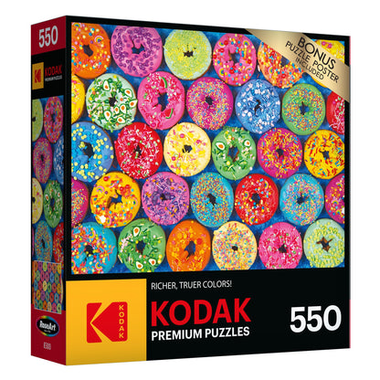 RoseArt - Kodak Premium - I Love Donuts - 350 Piece Jigsaw Puzzle for Adults