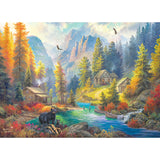 RoseArt - Abraham Hunter - Bear Mountain - 1000 Piece Jigsaw Puzzle for Adults RoseArt