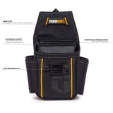 ToughBuilt - Utility Plus Pouch- 7 Pockets and Rear Pocket Flap - Heavy Duty and Durable, Notebook Pocket, Tape Measure Clip - (TB-236-7) ToughBuilt