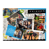 Top Puzzles Friends Scrapbook 1000 Piece Jigsaw Puzzle Game, Assemble characters from the popular TV Series including Joey, Ross, Rachel, Chandler, Phoebe and Monica, gift for ages 10 plus Top Trumps