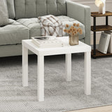 Furinno Simple Square Coffee Table, Side Table, White Furinno