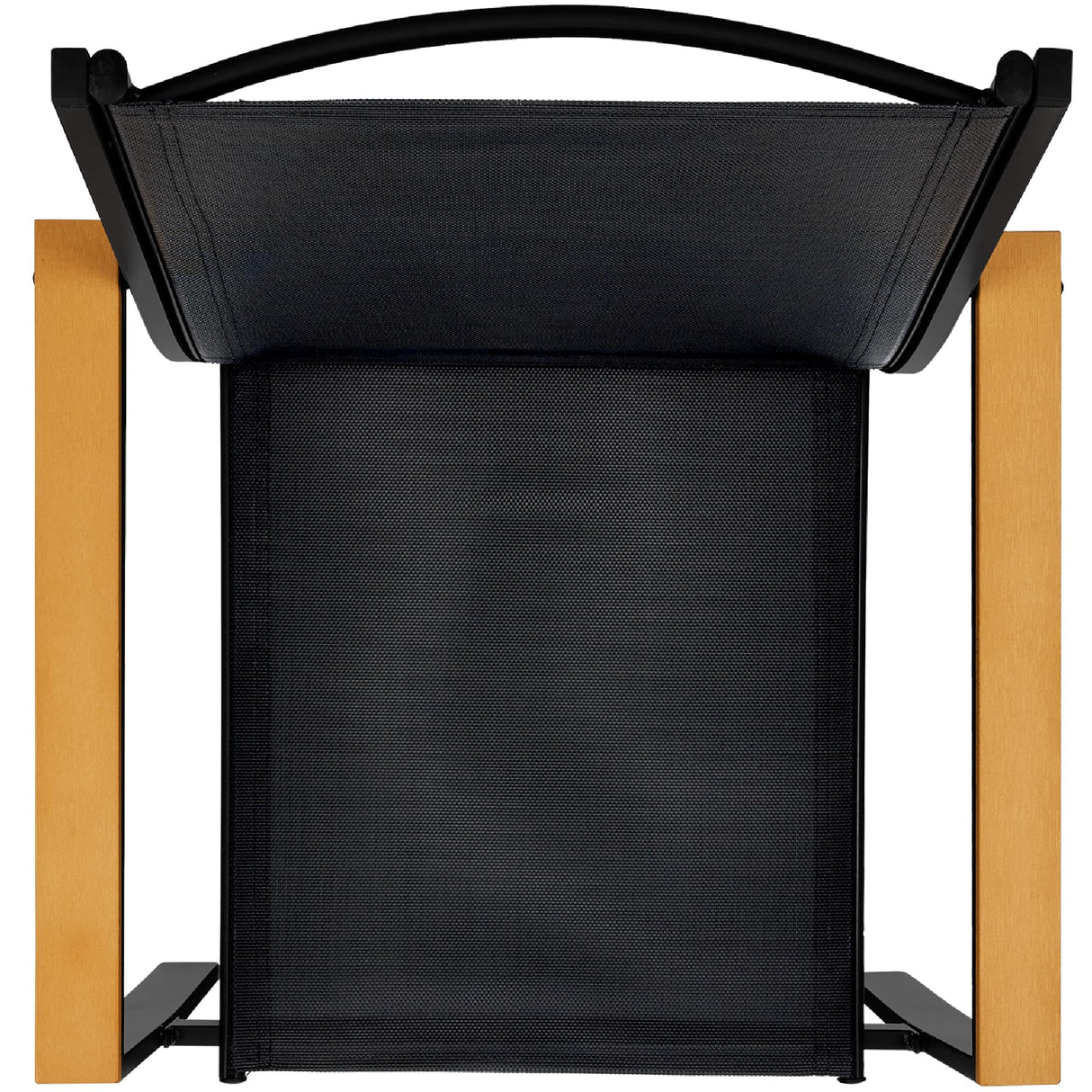 Best Choice Products 4-Piece Outdoor Textilene Patio Conversation Set, Backyard Furniture w/Loveseat, Coffee Table, Steel Frame - Black/Black Best Choice Products