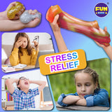 33 Cups Jumbo Slime Kit for Kids, FunKidz Premade Ultimate Slime Pack to DIY Soft, Cloud, Clear, Butter, Glitter, Glow in Dark Slime Making Kits Super Slime Party Favors Gift Toys for Girls and Boys FUN KIDZ