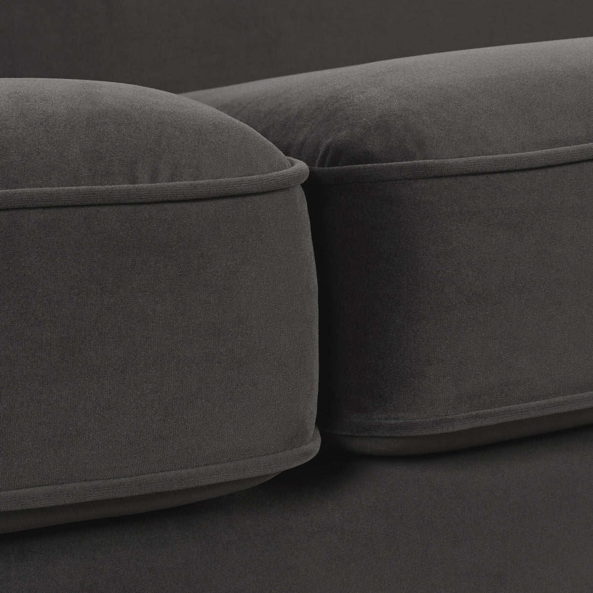 Jennifer Taylor Home Legacy Camelback Sofa Nail head Accents, Dark Charcoal Grey Jennifer Taylor Home